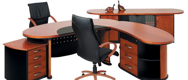 2000 x 1000 Desk Shell with Curved Steel Square Hole Modesty Panel, Flush Fitting 1740 x 640 Telephone Companion